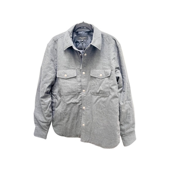 RAG & BONE FLANNEL BUTTON UP JACKET SIZE MEDIUM - Picture 1 of 9